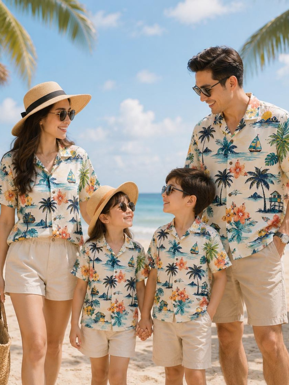 Plant Parental - Summer Hawaiian Children's Shirt Tropical Plants