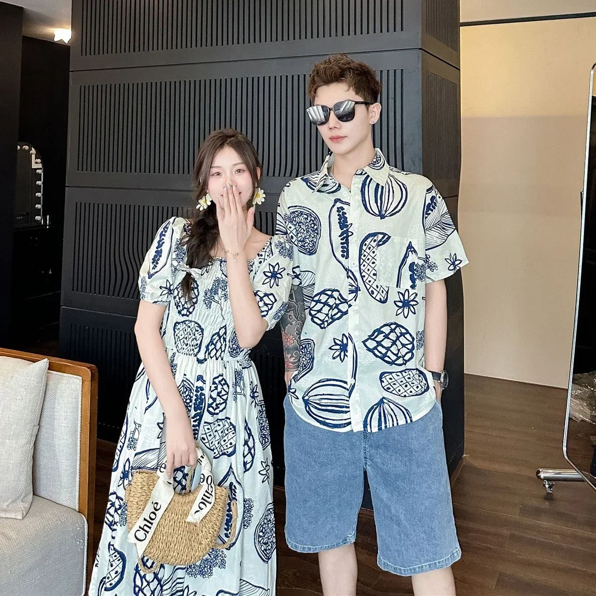 Women Smock Dresses Korean Sis - Plant Parental ulasan dan harga