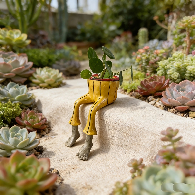Whimsical Resin Leggy Planter  - Plant Parental ulasan dan harga