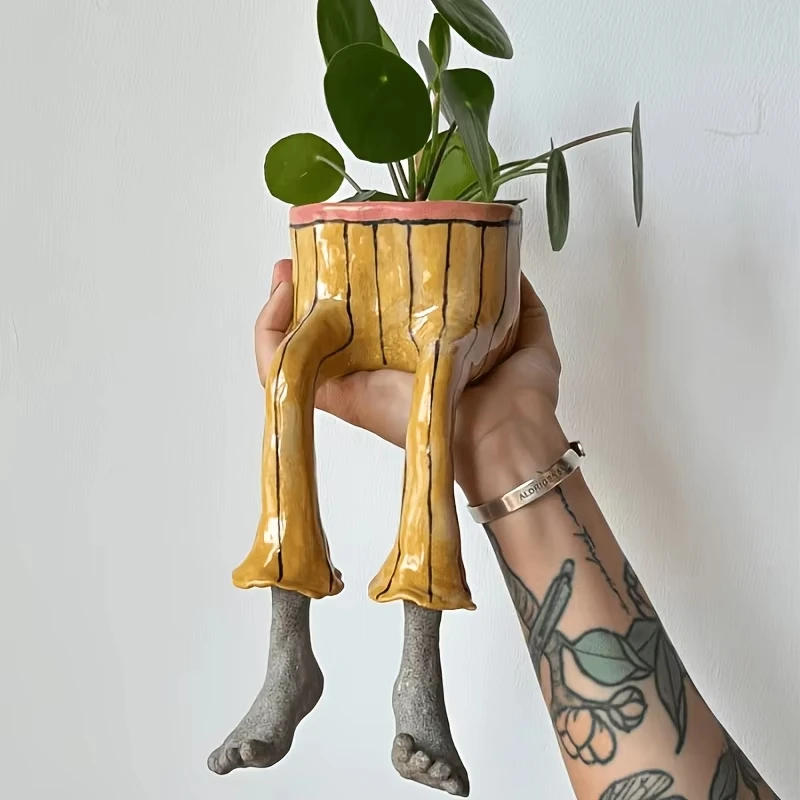 Whimsical Resin Leggy Planter  - Plant Parental ulasan dan harga