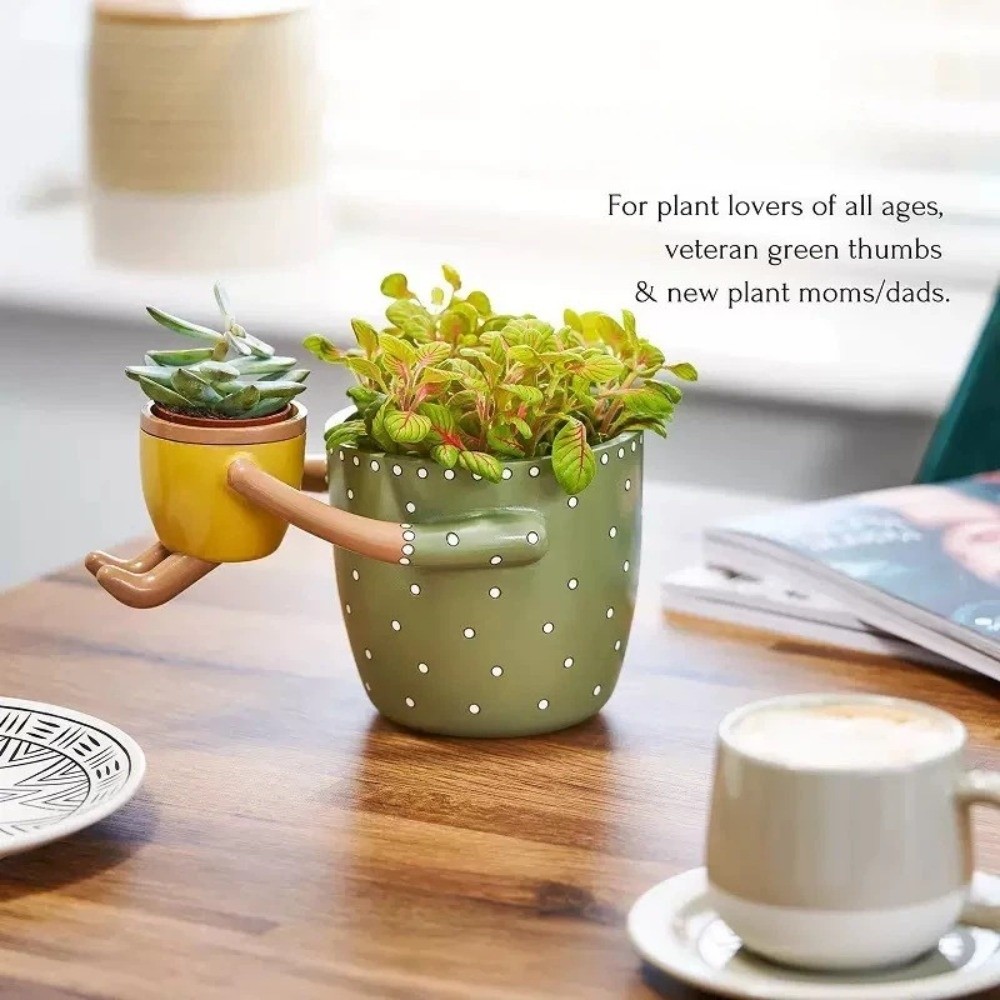 Resin Parent-child Flowerpot w - Plant Parental ulasan dan harga
