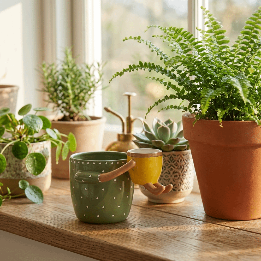 Resin Parent-child Flowerpot w - Plant Parental ulasan dan harga